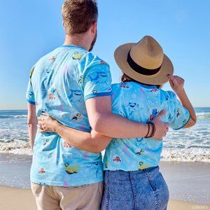 Loungefly Disney Pixar Finding Nemo 20th Anniversary Unisex Ringer Tee Sz 2XL